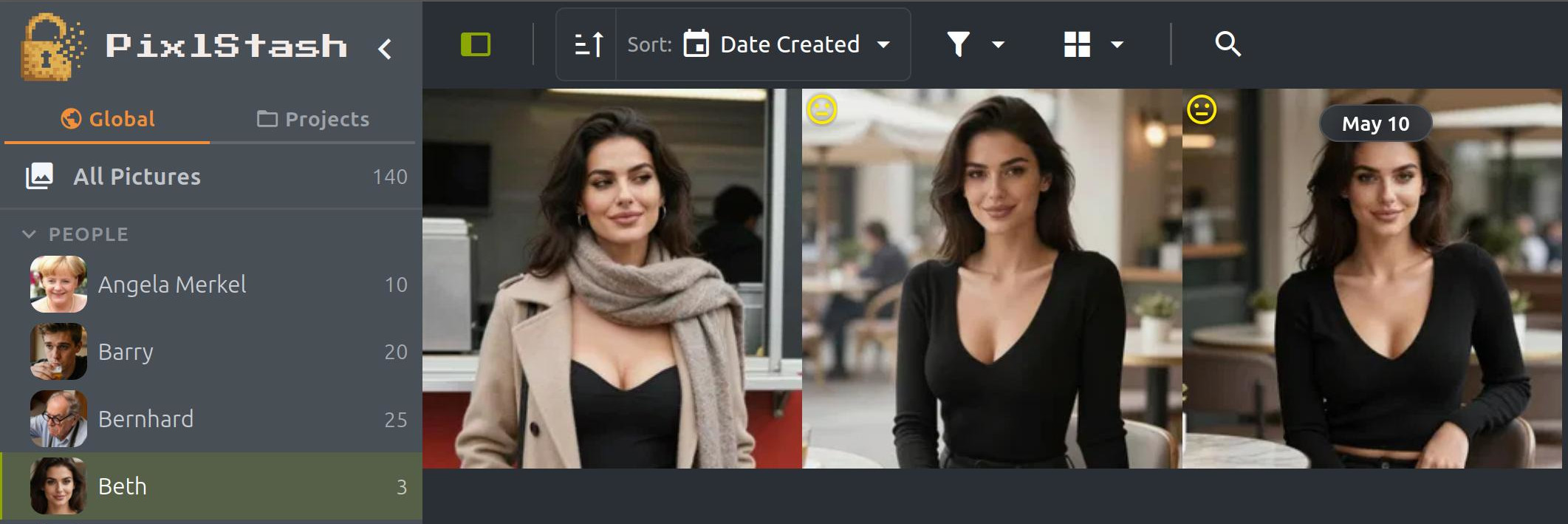 PixlStash demo site